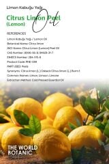 Limon Kabuğu Yağı (Lemon Peel Oil) - 10 ml Uçucu Yağ