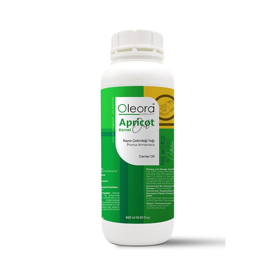Kayısı Çekirdeği Yağı (Apricot Kernel Oil) 500 ml Sabit Yağ