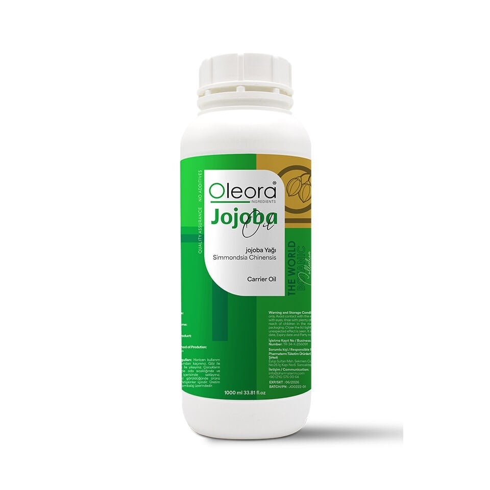 Jojoba Yağı (Jojoba Oil) 1000 ml Sabit Yağ