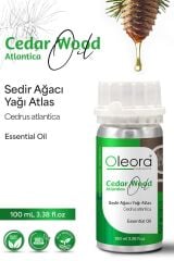 Sedir Ağacı (Atlas) Yağı (Cedarwood Atlas Oil) 100 ml Uçucu Yağ